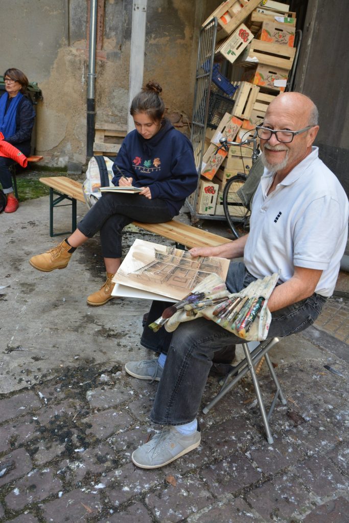 Atelier croquis : Dessine ce que nous racontent les murs…