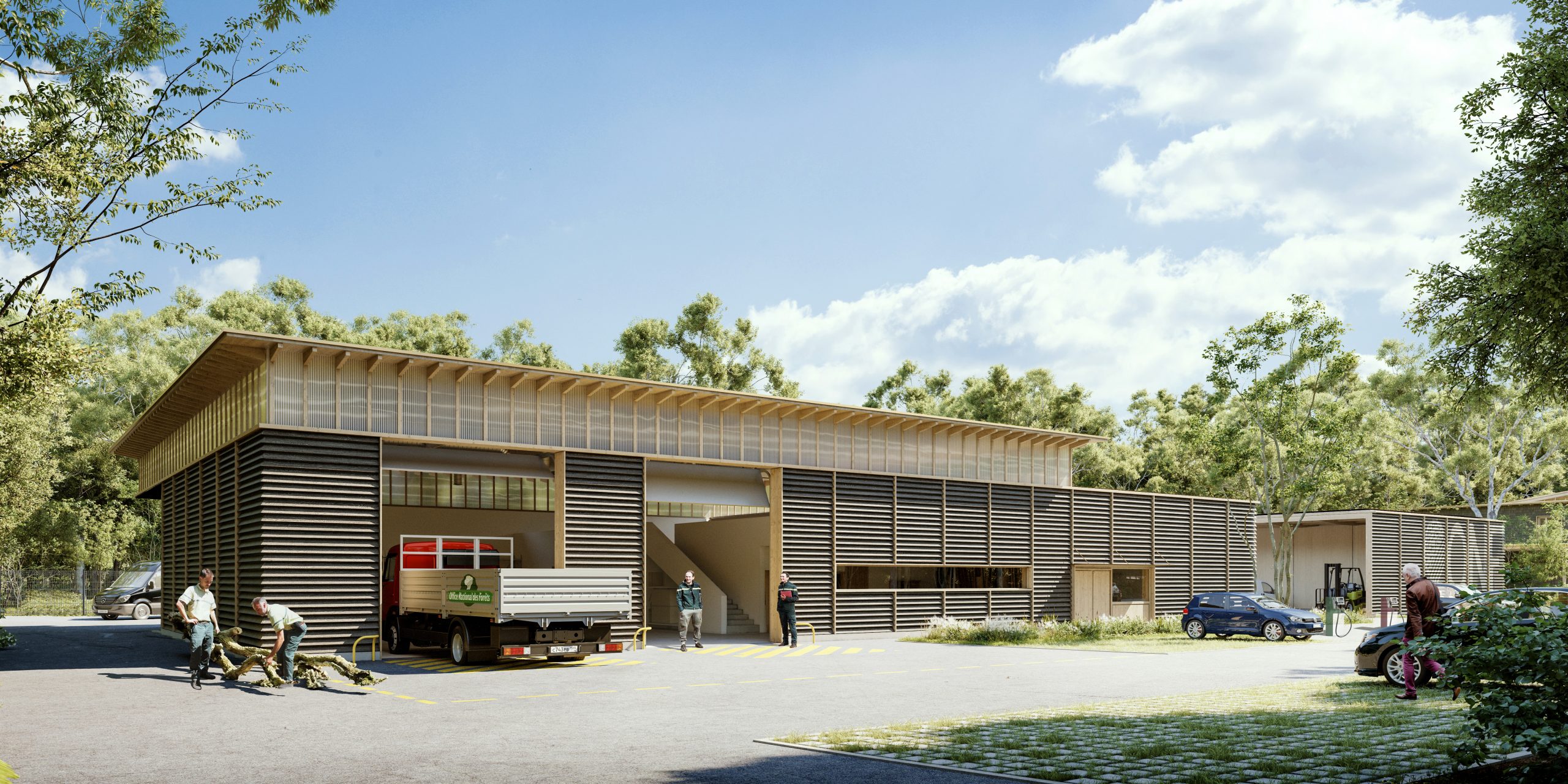 Bâtiment ONF (c)AJEANCE Bâtiment ONF (c)AJEANCE