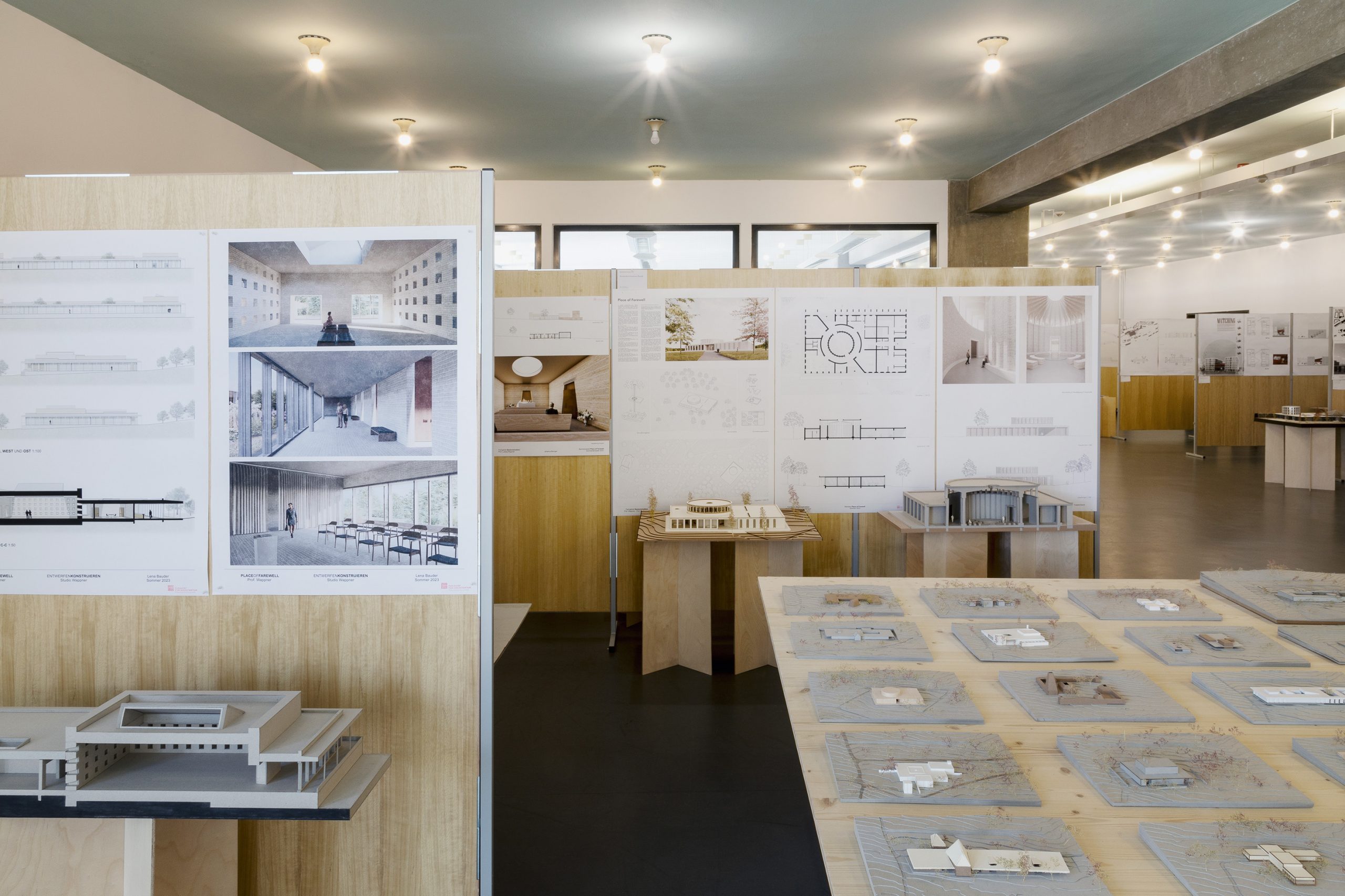 Ausstellung an der KIT-Fakultät für Architektur (c)Studienwerkstatt Fotografie