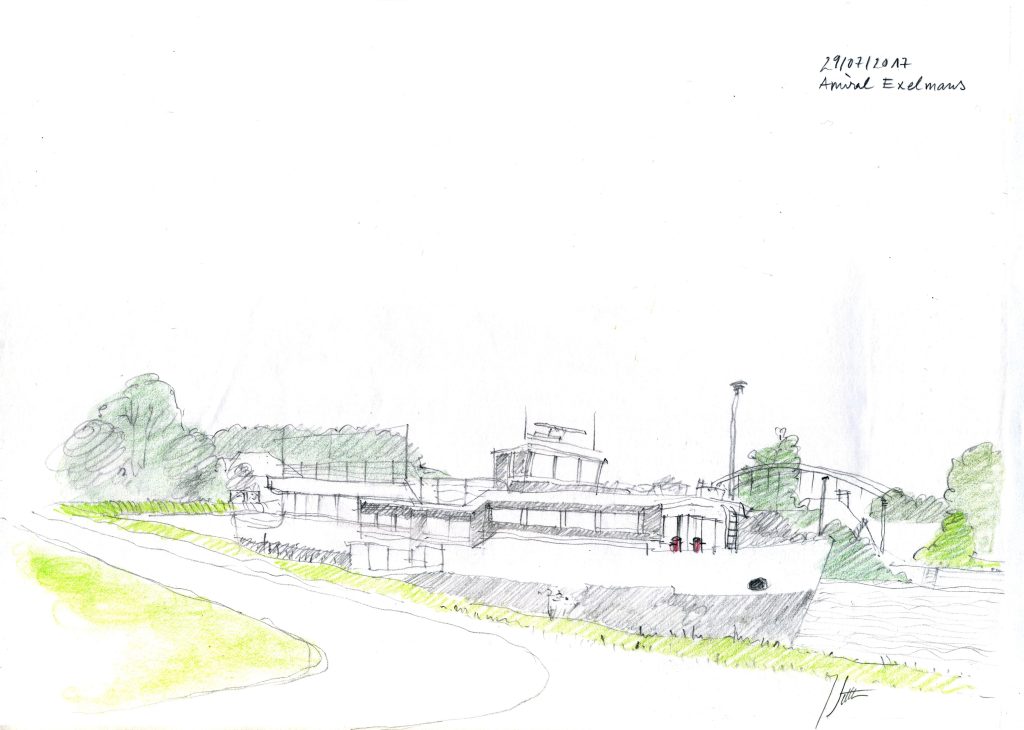 Session de croquis urbains au fil du Rhin 