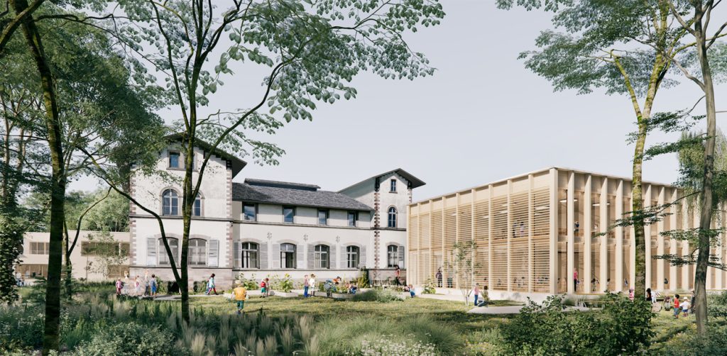 Nouveau groupe scolaire Krimmeri, à la Meinau 