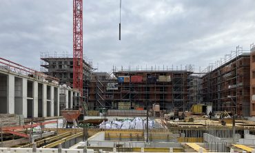 Construction de logements dans le quartier de l’hôpital – visite de chantier