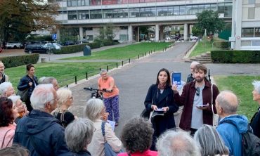 Parcours avec vaga.estudio, les auteur·ices du guide d’architecture de Mulhouse