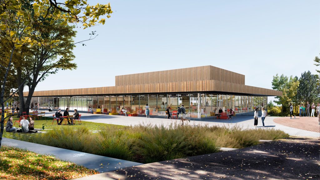 Chantier du restaurant universitaire du Crous  