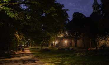 Lumière en extérieur – visite nocturne de la ceinture verte d’Offenburg