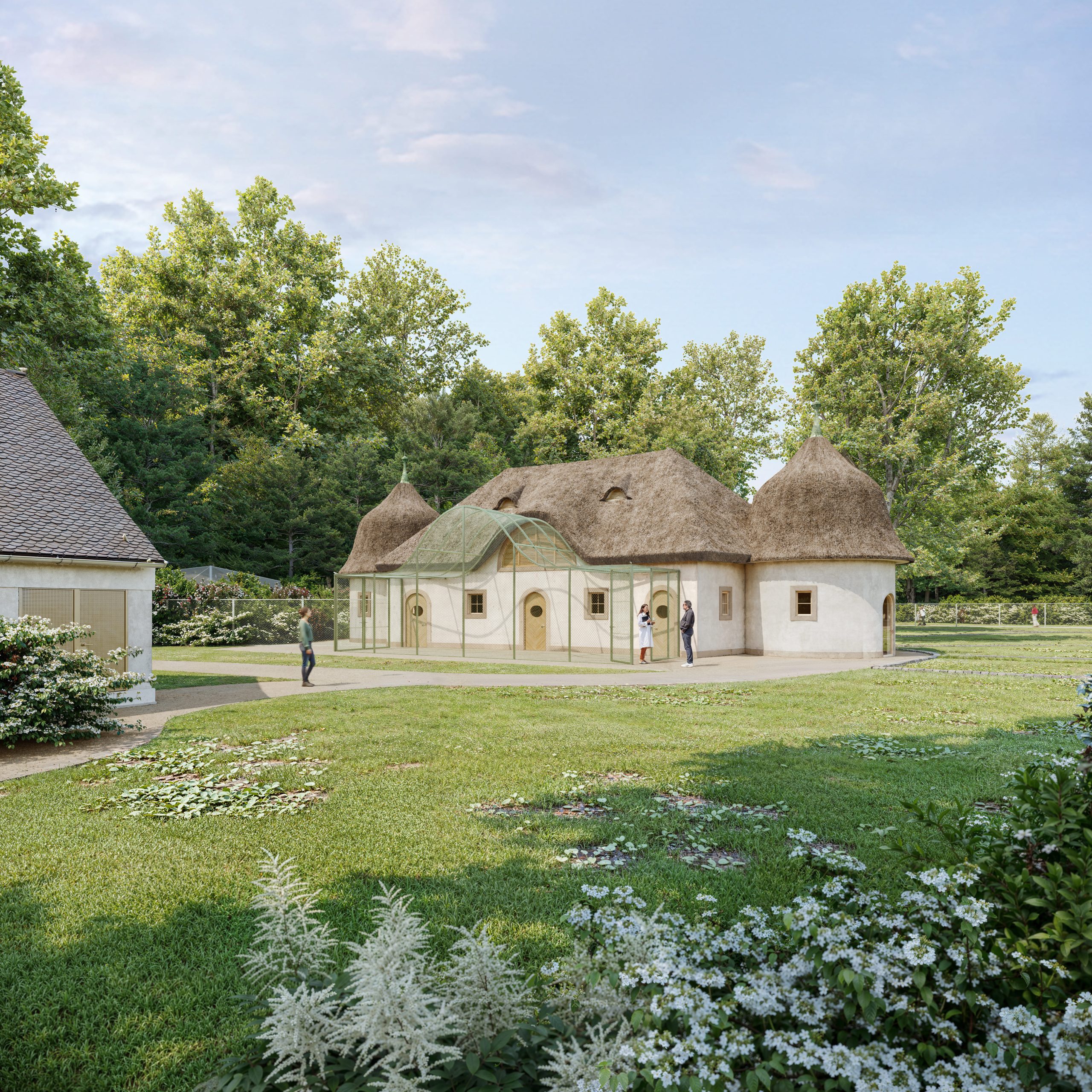 Choix de l'agence_Transformation de l'ancien zoo de l'Orangerie en Centre de soin de la Faune Sauvage © Scherrer & Boetsch Architectes