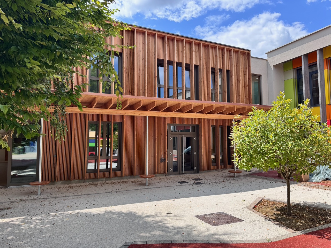 Nouveau périscolaire de Hésingue ©Formats Urbains Architectes Associés