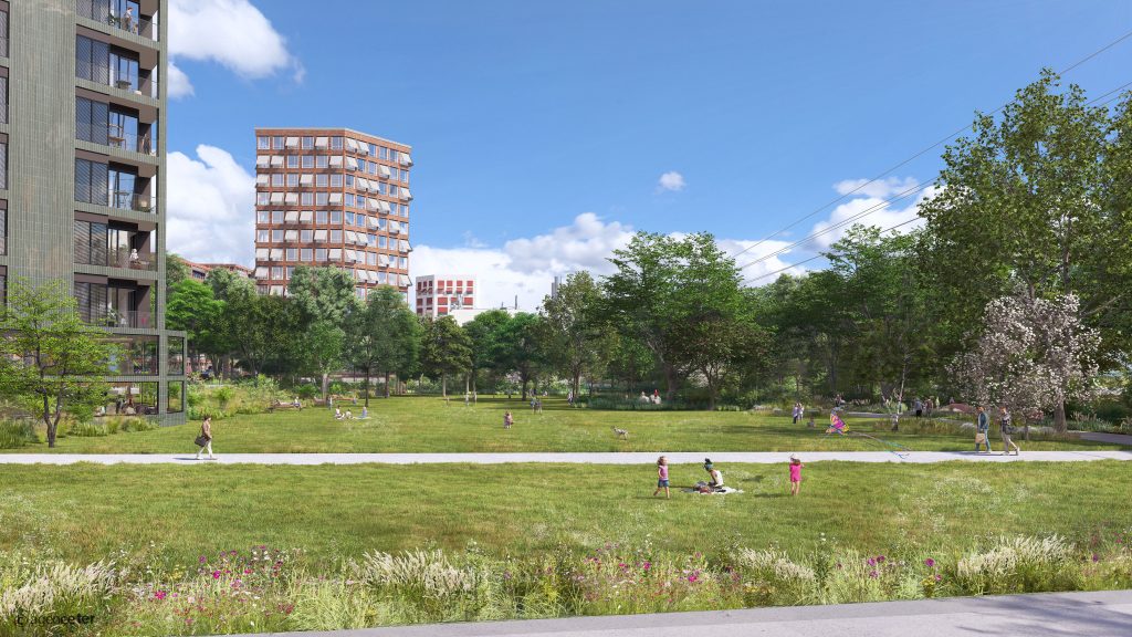 Construire et aménager avec l’environnement, le cas du projet urbain Deux-Rives / Zwei-Ufer 