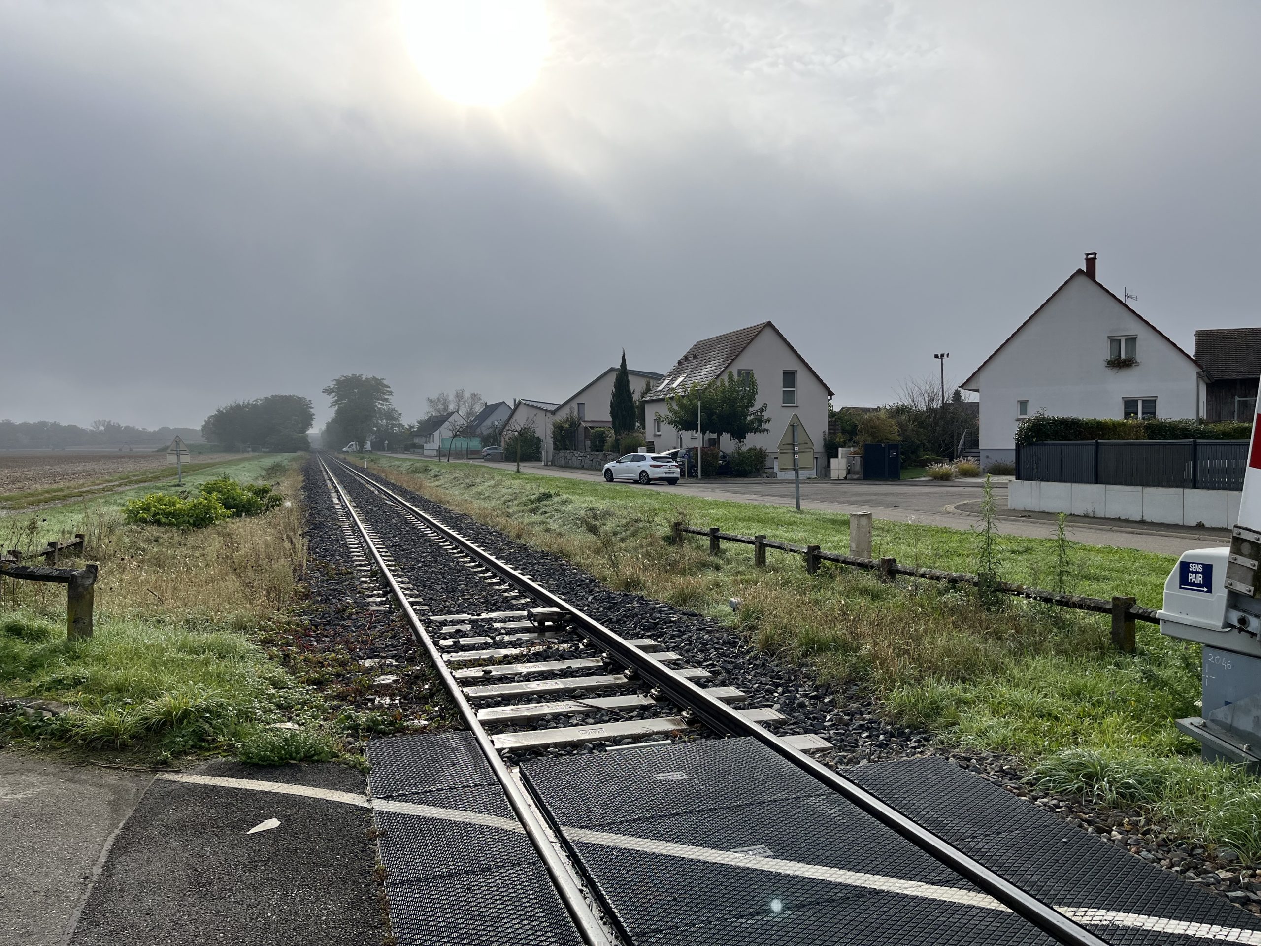 ligne ferroviaire Colmar - Neuf-Brisach ©Dominik Neidlinger
