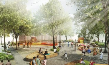 La création d’un salon en plein air sur le Swanseaplatz